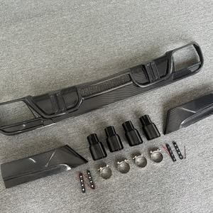 2019 + per <span class=keywords><strong>BMW</strong></span> X6M F96 LD stile diffusore posteriore in fibra di carbonio nuovo diffusore di luci a labbro posteriore Splitter Kit corpo Spoiler per <span class=keywords><strong>BMW</strong></span> X6M - Product Image 3