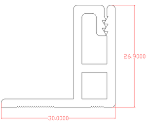 <span class=keywords><strong>Profil</strong></span> de rail mural en PVC acoustique, <span class=keywords><strong>profil</strong></span> de rail mural en plastique insonorisé pour cinéma maison - Product Image 2