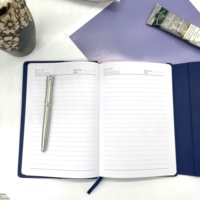 Échantillon gratuit Sidaixue A5 PU cuir relié Agenda fabriqué en usine carnet de notes personnalisé avec verrouillage par mot de passe
