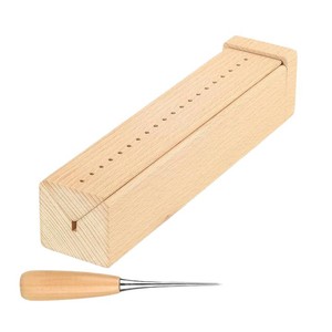Carpeta de madera para documentos con múltiples orificios para encuadernación de papeles y organización de diarios, diseño moderno y sencillo - Product Image 3