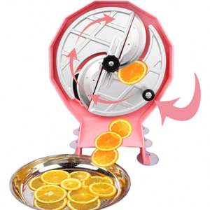 เครื่องหั่นผักผลไม้แบบลูกกลิ้งปรับความหนาได้ ใช้ได้กับมันฝรั่ง ผลไม้แห้ง อาหารแห้ง และมะนาว - Product Image 5