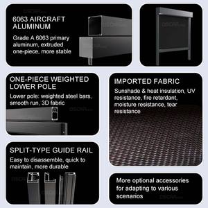 Stores <span class=keywords><strong>de</strong></span> soleil pour patio, design européen, fonction d'ombrage et <span class=keywords><strong>de</strong></span> blocage, stores <span class=keywords><strong>de</strong></span> soleil pour véranda, lucarne, écrans <span class=keywords><strong>de</strong></span> protection solaire extérieurs, volets roulants - Product Image 5