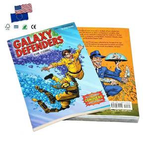 Bande dessinée personnalisée à couverture souple, reliure parfaite, impression offset, papier offset, pour enfants <span class=keywords><strong>et</strong></span> adultes, à prix abordable - Product Image 1