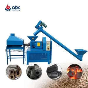 300 ~ 350 كجم/ساعة برغي نوع فحم حجري الكتلة الحيوية ماكينة تصنيع قوالب الفحم الحجري