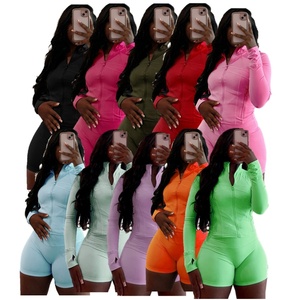 Fooullaide 2 Piece Outfits For Women Sexy Short Sleeve - View #3
