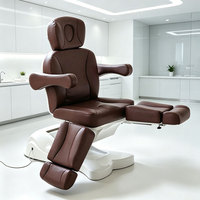 Table de massage professionnelle multi-usage inclinable électrique Craftsman pour studio de piercing, tatouage et cosmétiques