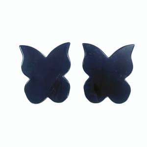 Outil de massage facial en pierre d'obsidienne noire, thérapie Guasha, papillon Guasha - Product Image 2