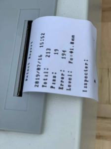 Macchina stampabile del rivelatore dell'ago di dati/macchina del rivelatore di ispezione dell'ago/del metallo dell'ago dell'indumento per industria tessile dell'indumento - Product Image 2