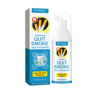 Mousse nettoyante buccale blanchissante aux herbes de haute qualité 50 ml – Éliminateur de taches dentaires – Soin haleine fraîche – Usage domestique - Product Image 1