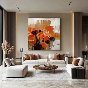 Cuadro Abstracto 3D de Gran Tamaño, Pintura en Lienzo, Arte Mural, Hecho a Mano con Acrílico, Decoración Creativa Personalizada, Regalo Perfecto - Product Image 1