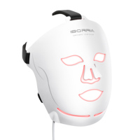 Masque facial LED pour photothérapie infrarouge, anti-rides, soin beauté à domicile, masque de luminothérapie rouge