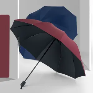 2024 nouveau modèle de haute qualité Compact Led parapluies manuel ouvert fermer lampe de poche parapluies pliants