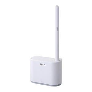 Ecoco Toilet Brush Holder Wall Mounted Rectangular Easy To Clean Bathroom Toilet Cleaning - Product Image 5