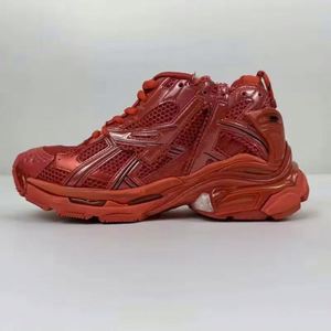 Baskets de sport rétro de luxe avec empeigne en maille respirante et cuir véritable pour printemps, été, hiver, anti-odeur, avec logo et boîte - Product Image 2