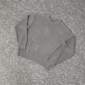 Maglione Invernale di Lusso DERSCHUTZE 2026 per <span class=keywords><strong>Uomo</strong></span>, Grigio con Collo Tondo, Maniche <span class=keywords><strong>Lunghe</strong></span>, Felpa di Alta Qualità con Ricamo - Product Image 5