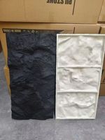 Panneau de bardage en pierre artificielle PU WPC moderne, léger, imperméable, ignifuge, pour une utilisation intérieure et extérieure