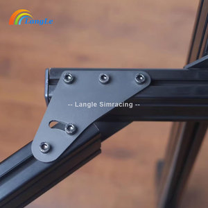 OEM DIY Sim Rig Simulateur de course Supports pour écran unique Supports pour triple écran Support au sol Support pour écran Support pour moniteur - Product Image 3