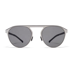 Lunettes optiques en métal pilote personnalisées de haute qualité avec verres polarisés disponibles montures or argent <span class=keywords><strong>gris</strong></span>-dernier nouveau design - Product Image 5