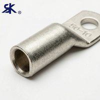 Cosse de câble en cuivre à long baril Garantie de 5 ans Connecteur de câble à sertir avec cosse et type d'épissure de trou de boulon