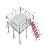 Grande structure de scène et d'éclairage portable en alliage d'aluminium 200*200mm pour concerts et plateformes de travail