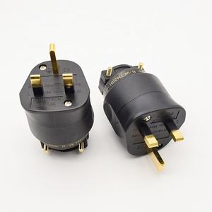 Connecteurs électriques plaqués or de haute qualité RASANTEK OEM ODM, prise mâle AC, prise audio HiFi, bricolage, haute fidélité, prise électrique européenne - Product Image 2