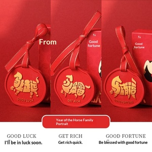 Regalo Pequeño de Año Nuevo Chino, Año del Caballo, Difusor de Aromaterapia de Yeso Sólido, Piedra Difusora para Dormitorio, Pequeño Regalo, Colgante de Incienso - Product Image 3