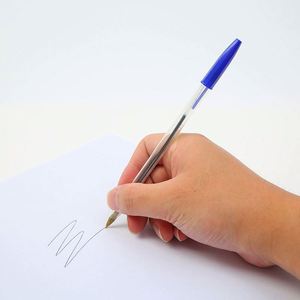Budget-Friendly Brand Custom Logo Printed 1.0mm Writing Width <b>Plastic</b> Ballpoint Pen with Digital Printing for Office School Use - Product Image 2