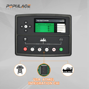 Contrôleur de démarrage automatique Populace Generator 7320 avec écran LCD et interface RS485 pour groupe électrogène diesel - Product Image 1