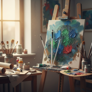 Set di pennelli in Nylon 3 pezzi da 22CM per acrilico e pittura a olio manico in legno nero per pennelli artisti e acquerelli - Product Image 3