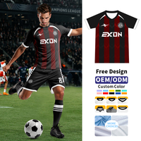 Conjunto de Fútbol Escolar EXON de Grado Élite, Secado Rápido, Duradero, con Pantalones Cortos a Juego para el Día del Deporte y Uniformes de Equipo