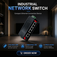Switch non géré 16 ports DIN-Rail, Ethernet rapide 10/100Base-T, métal sans ventilateur IP30, robuste industriel, pour usage en usine et en extérieur