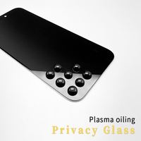 Protection d'écran en verre trempé anti-espion pour iPhone 11/12/13/14/15, protection d'écran de téléphone portable