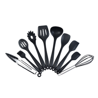 Nouvel ustensile de cuisine en silicone : spatule, cuillère, pinceau à huile, résistant à la chaleur