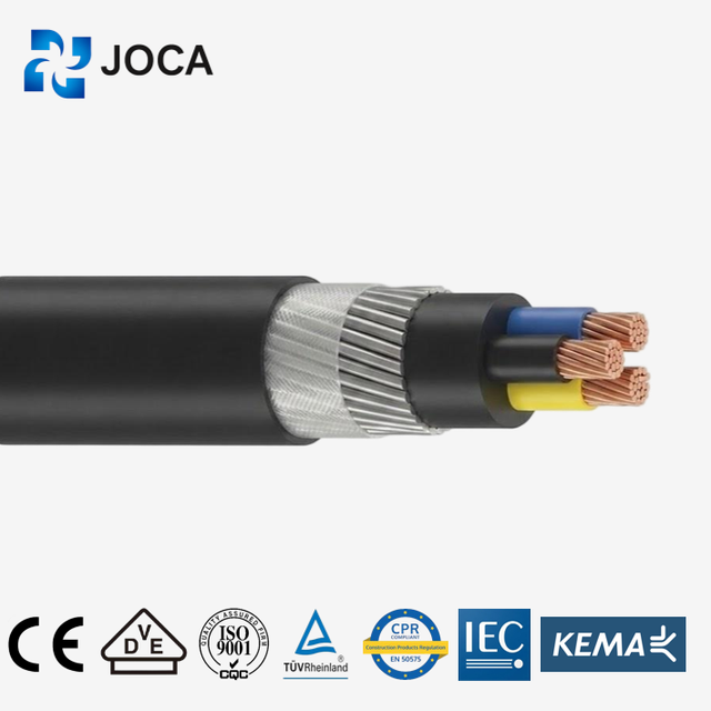 Multi Core Copper XLPE PVC 25mm 50mm2 70mm2 90mm Armored Grounding Underground Mica Fire Resistant XLPE Power Cable