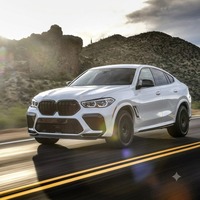 Kit carrosserie style X6M F96 pour BMW X6 (G06) 2020-2023 : pare-chocs avant et arrière, jupes latérales, extensions d'ailes, calandre et diffuseur