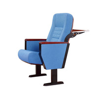 Chaise de cinéma en bois pliable ergonomique pour usine, vente en gros, pour théâtre, bureau à domicile, église, auditorium, école, assise d'audience intérieure