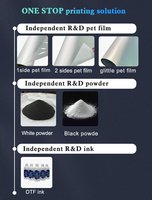 Nouvelle imprimante DTF A3 pour t-shirts L1800 60 cm I3200 Xp600 avec 4 têtes Epson, secoueur de poudre de transfert à jet d'encre, garantie 1 an