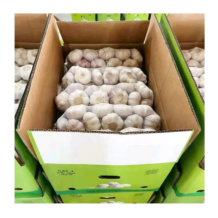 Hete Verkoop 5.5Cm Verse Knoflook Groothandel Voor Export Top Grade 10 Kg Normale Witte Knoflook Met Global Gap & Haccp Verse Witte Knoflook