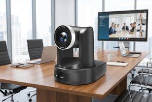 Caméra PTZ 4K ShenMaiDi noire Full HD avec capteur CMOS 10X, autofocus, pour visioconférence, avec suivi du visage - Product Image 6