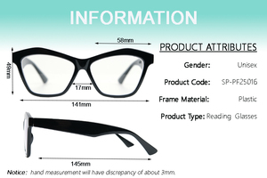 Nueva Tendencia en <span class=keywords><strong>Gafas</strong></span> <span class=keywords><strong>de</strong></span> Lectura con Protección Anti Luz Azul <span class=keywords><strong>para</strong></span> Mujer, Montura <span class=keywords><strong>de</strong></span> Ojo <span class=keywords><strong>de</strong></span> Gato, Lentes Transparentes, Monturas Elegantes y Económicas <span class=keywords><strong>para</strong></span> Leer, Disponibles en Stock - Product Image 3