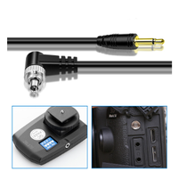 Câble de synchronisation flash pour appareil photo numérique, 3,5 mm vers PC, 2,5 mm vers PC, câble de synchronisation flash PC vers PC, câble de connexion flash pour photographie