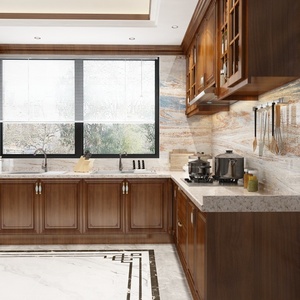 Tủ Bếp Bằng Gỗ Rắn Sẵn Sàng Xây Dựng Ván Ép Tủ Bếp Giá Tại Philippines - Product Image 2