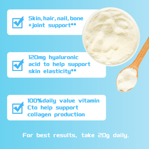 יריקה במפעל חבטנית חם מוכר אבקת קולגן חומצה היאלורונית ויטמין c ביוטין עבור לחות העור - Product Image 2