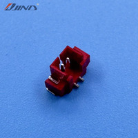 Connecteur de câble JINDA 1.25T-1-LT-2A (rouge) DC LED PCB fil-à-carte/fil-à-fil P-1.25mm 125V en bronze phosphoreux étamé