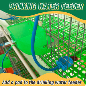 3 katmanlı 18 hücreleri tavşan kafesi hayvan yuva kafes sıcak daldırma galvanizli çift sıra yamuk tavşan kafesi - Product Image 5