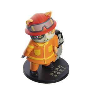 Figurine de <span class=keywords><strong>pompier</strong></span> en PVC personnalisée figurine d'<span class=keywords><strong>action</strong></span> de dessin animé personnalisé objets de collection décoration intérieure cadeaux promotionnels jouet de <span class=keywords><strong>pompier</strong></span> - Product Image 4