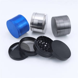 Wholesale Zinc Alloy Herb Grinder Smoker Smoking Accessories Grinders Handheld Grinding Dry Herb Spice Tobacco - Product Image 3