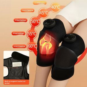 Rodillera Eléctrica Unisex con Calefacción, Masajeador de Fisioterapia con Compresión Caliente para Aliviar el Dolor de Artritis y Piernas Frías - Product Image 2