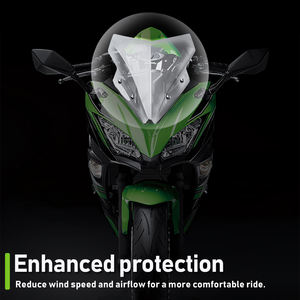 XXUN-Deflector de viento para parabrisas de motocicleta, piezas para <span class=keywords><strong>Kawasaki</strong></span> Ninja650 EX650 ER6F 2017 <span class=keywords><strong>2018</strong></span> 2019 - Product Image 3