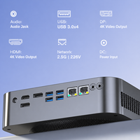 12900H + Kartu Grafis Khusus RTX4060 Mini PC GX06 Minipc Terminal Gaming 14-inti Host Kecepatan Tinggi